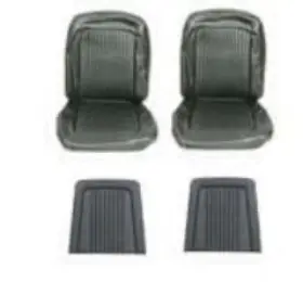 66-S-BUCK-BK SCOTT DRAKE Front Seat Upholstery