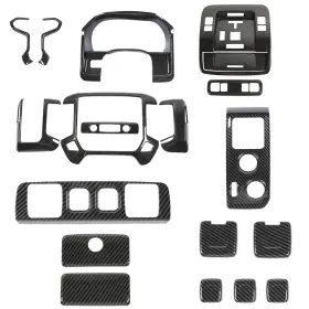 SHINEKA2025011S12627 SHINEKA Carbon Fiber Center Console Kit