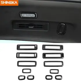 Shineka Shineka25120278 For Suburban Tahoe Gmc Yukon 2021-2025 Rear Roof Reading Light Trim Cover Decor