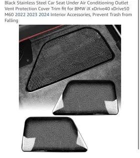 B0117 SHSBSCAR Steel Car Seat Air Conditioning Oulet Vent Ix