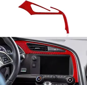 C7-9AR SMITH 1 Carbon Fiber Center Air Vent Frame Strip