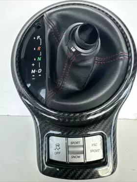 S22005380 SUBARU Automatic Shifter Boot Stitched Carbon Brz