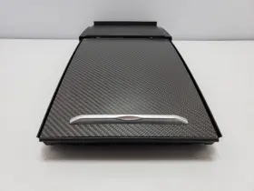 1058088-10-A TESLA Center Console Storage Tray Box Carbon #2