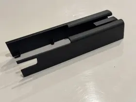 106235800D TESLA Front Right Passenger Seat Track Rail Cover