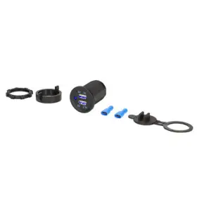 IBR57 THE INSTALL BAY Kick Panel Cap Dual Usb Knockout Cover #2