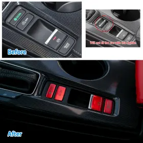 THENICE-CI521 THENICE Center Console Gear Panel Cover Trims #3