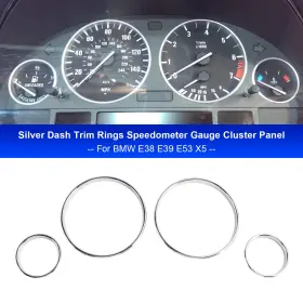 500-125 TOPTENG Dash Rings Speedometer Gauge Cluster Panel X5