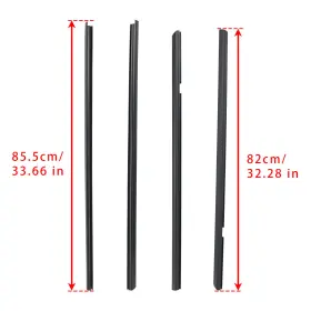 72950-TM8-013 TOPTENG Outside Window Moulding Weatherstrip #2