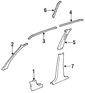 62111-16100-22 TOYOTA Cowl