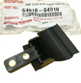 64918-04010 TOYOTA Tonneau Cover Hinge Cap Left Rear Driver