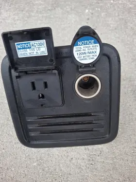 85536-35020 TOYOTA Rear Row Power Outlet Socket Bezel 4RUNNER