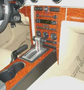 3231206 TRIM WOOD Interior Set Burl Dash Kit Gt Ford Mustang