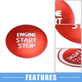 726215088601 UAUTO1 Engine Start Ignition Cover Sticker #3