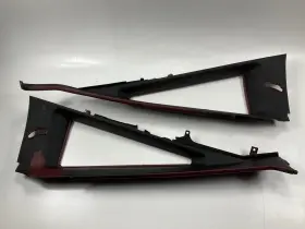 3484 USED-DATSUN Rear Quarter Window Glass Interior Panel Set