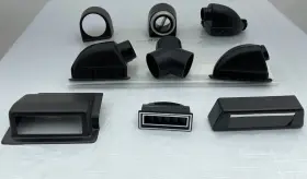 490500 VINTAGE AIR Duct Louvers Vents Housings Diverters Ac