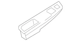 1K3-868-049-C-75R VOLKSWAGEN Switch Housing