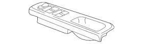 3B1-867-171-D-A94 VOLKSWAGEN Switch Bezel