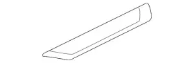 561-853-537-C-WN4 VOLKSWAGEN Rear Sill Plate Passat