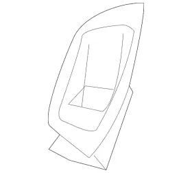 561-863-349-H67 VOLKSWAGEN Switch Bezel Passat