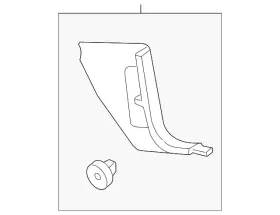5C7-863-484-82V VOLKSWAGEN Cowl Jetta