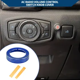 639664135850 X-AUTOHAUX Headlight Switch Knob Cover Ring Ford