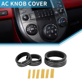 640283229400 X-AUTOHAUX Ac Climate Heater Switch Knob Cover