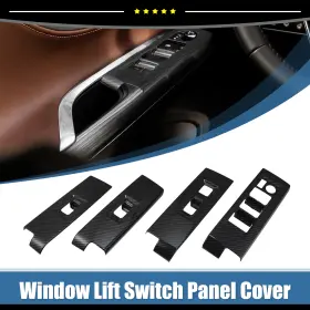 703820285908 X-AUTOHAUX Carbon Fiber Window Switch Panel #2