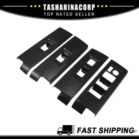 703820285908 X-AUTOHAUX Carbon Fiber Window Switch Panel