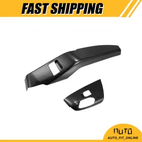 726215304015 X-AUTOHAUX Pack Carbon Fiber Window Lift Switch