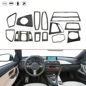 KR27 XOTIC TECH Carbon Fiber Interior Cover F30 F31 Bmw