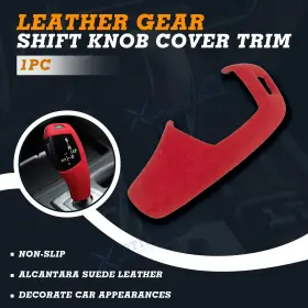 KT314R XOTIC TECH Suede Gear Lever Knob Cover E60 X5 X6 Bmw