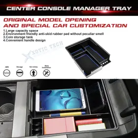 TH255B XOTIC TECH Palisade Armrest Tray Coin Storage Pad