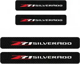 0CRBNSLBL XTREME TRUX Carbon Fiber Door Sill Guard Cover Set