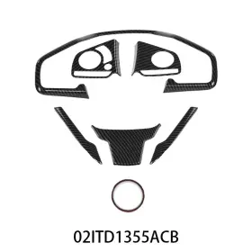 YEL952374 YELLOWSPEED Carbon Fiber Steering Wheel Cover Set