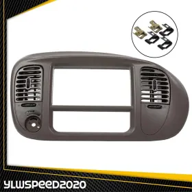 V-02ITM1206BBR YLWSPEED20 Radio Climate Bezel Dash Panel F150