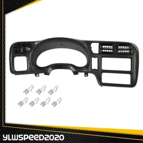 V-02ITM4520ABK YLWSPEED20 Cluster Dash Bezel Cover S10 Chevy