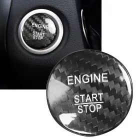 550722121052 ZTG Carbon Fiber Engine Start Cover Cap Gle Glc