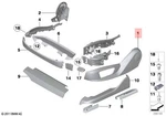 Genuine Bmw Hybrid M5 5 7 7l F01 F02 F03 Seat Trim Outer Left Black 52109168211. Fixed Price $72.30.