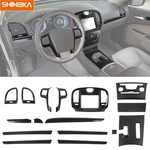 Carbon Fiber Dash Gear Control Panel Decor Cover Trim Kit For Chrysler 300 11-14. Fixed Price $148.92.