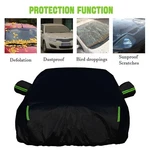 Full Car Cover For Mercedes-benz Uv Snow Dust Rain Resistant Protection Black. Fixed Price $35.95.
