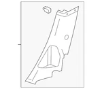 Genuine Ford Interior Quarter Panel Trim Cv6z-5431012-aa. Fixed Price $64.84.
