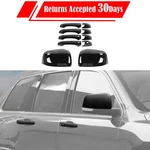 Black Cover Trim For 2011-21 Jeep Grand Cherokee Side Mirror + Smart Door Handle. Fixed Price $38.99.