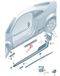 New Audi Tt Fv Right Outer Sill Trim 8s0853492b9b9 8s0853492b 9b9 No Duties. Fixed Price $148.00.