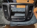 2015 - 2017 Chrysler 200 Dash Radio Bezel Trim Vent Hazard Surround Black 8.4". Fixed Price $55.00.