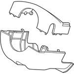 Genuine Ford Steering Column Cover Fb5z-3530-da. Fixed Price $89.78.