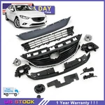 Fit 2014-2017 Mazda 6 Bumper Upper Lower Grille Panel Fog Lamp Cover Bracket Set. Fixed Price $149.99.