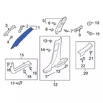 Genuine Ford Body A-pillar Trim Panel M1pz7803599ab. Fixed Price $88.34.