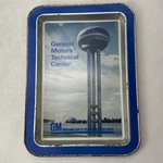 Vintage General Motors Technical Center Gm Tin Tray 11 X 8 Advertising C 1984. Fixed Price $5.59.