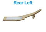 09-15 Jaguar X250 Xf Xfr Rear Left Door Scuff Tread Plate 8x23f13245ag Oem. Fixed Price $38.50.