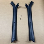 87-93 Mustang Black A Pillar Trim Set Interior Foxbody Hatchback Notch Oem 57a. Fixed Price $119.99.